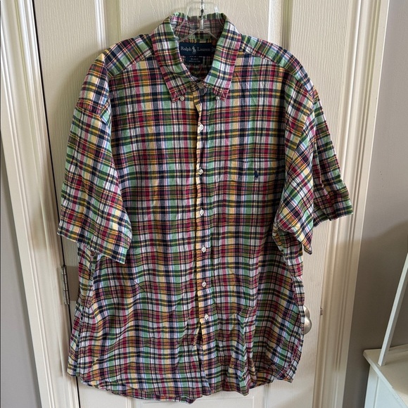 Polo by Ralph Lauren Vibrant Plaid Men's Shirt. Size XL - Picture 1 of 5